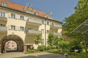 Innenhof der Alten Post in Straubing